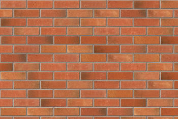 Installed Ibstock Facing Brick Bristol Orange Blend Brick
