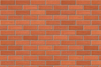 Installed Ibstock Facing Brick Brunswick Red Brick