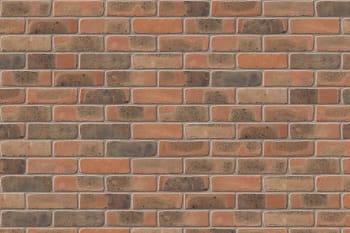 Installed Ibstock Facing Brick Cottage Mixture Brick