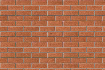 Installed Ibstock Facing Brick Tyne Red Bark Brick