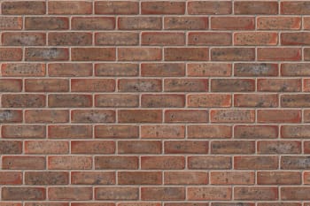 Installed Ibstock Facing Brick West Hoathly Medium Multi Stock Brick