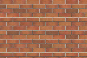 Installed Ibstock Tradesman Facing Brick Sandfaced Red Multi Brick