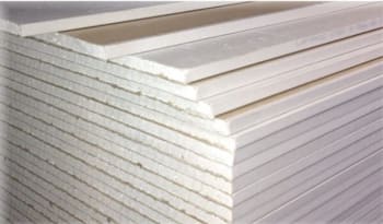 pallet of 1800mm x 900mm plasterboard