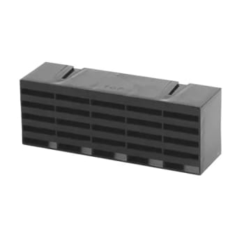 Plastic Air Brick Black 76mm x 229mm (9" x 3")