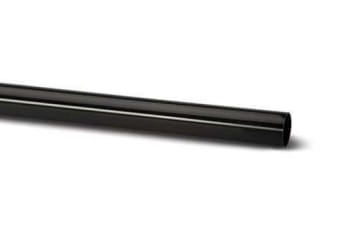 picture of round downpipe length black
