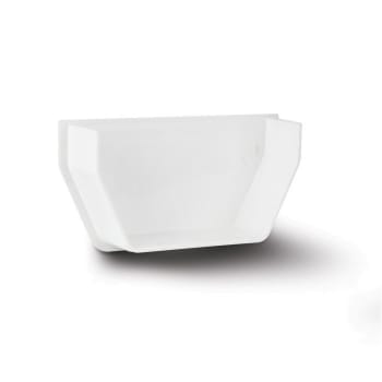 114mm Square Internal Stop End White