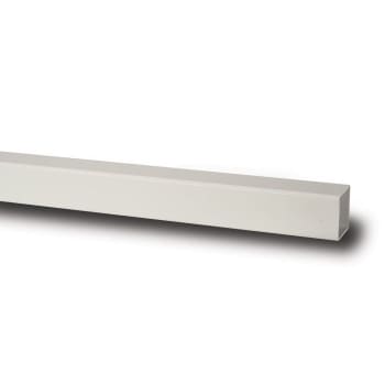 picture of square downpipe length white