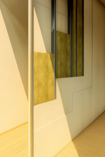 rockwool insulation installed in a wall