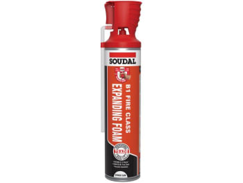front of soudal b1 genius gun fire & acoustic expanding foam 600ml