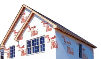 tyvek firecurb installed on a house