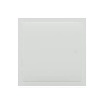 front view of 1 hour fire rated picture frame metal access panel