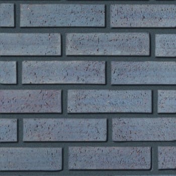 Installed Wienerberger Facing Brick Granite Blue Dragfaced Brick
