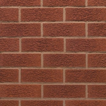 Installed Wienerberger Facing Brick Peak Mixed Red Brick