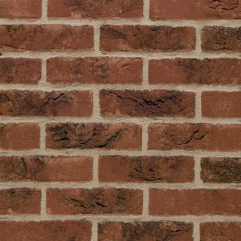 Installed Wienerberger Facing Brick Runswick Red Multi Brick