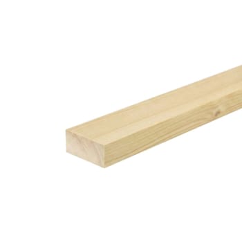 25mm x 75mm PAR Softwood Timber (3'' x 1'') Finish 20.5mm x 69mm - 1 Metre