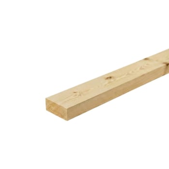 50mm x 100mm PAR Softwood Timber (4'' x 2'') Finish 44mm x 94mm  - 1 Metre