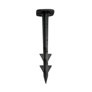 Black Plastic Fixing Pegs (100/Box)