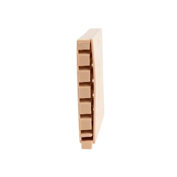 buff cavity wall brick weep vent front