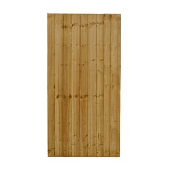 6ft x 3ft Pressure Treated Closeboard Wooden Fence Gate 1800mm x 900mm