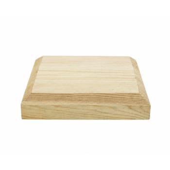 Green Treated Timber Fence Post Cap 125mm x 125mm