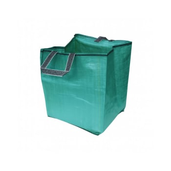open green waste bag