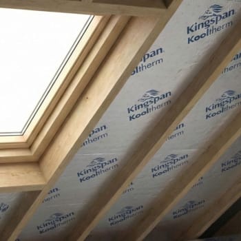 kingspan k107 in a pitched roof