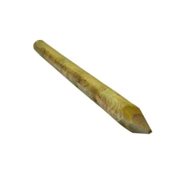 6ft Pressure Treated Round Pointed Wooden Fence Post 1800mm x 75mmm