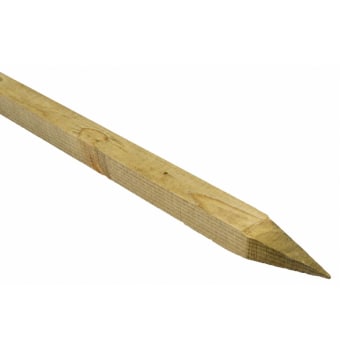 450mm Sawn Pointed Timber Peg Treated 47mm x 50mm