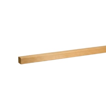 side view of 2x2 par timber