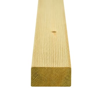 timber stud infill head on view