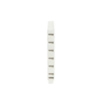 white cavity wall brick weep vent front