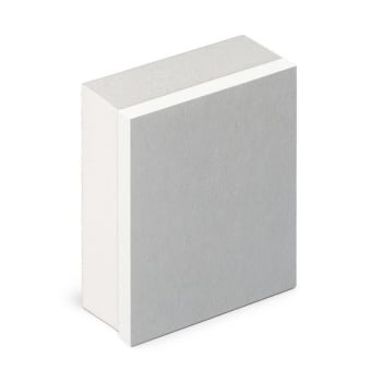square sample of xps insulated plasterboard