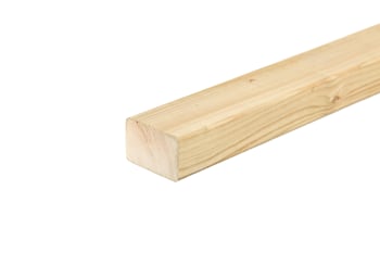 angled view of 3x2 sawn treated timber