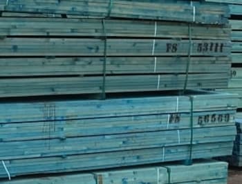 Pack of Blue roof battens