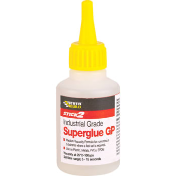 front of everbuild gp super glue 20g