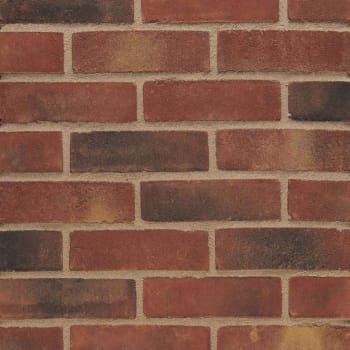 Installed Wienerberger Facing Brick Blended Red Multi Gilt Stock Brick