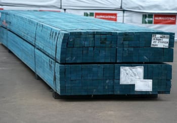 head on view of graded roof batten pack