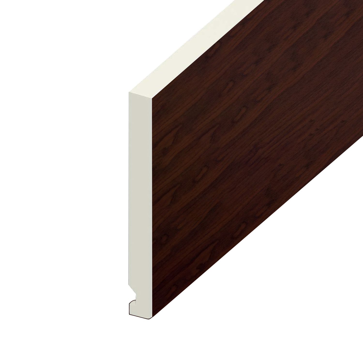 16mm Flat Rosewood Fascia Board 225mm x 5m