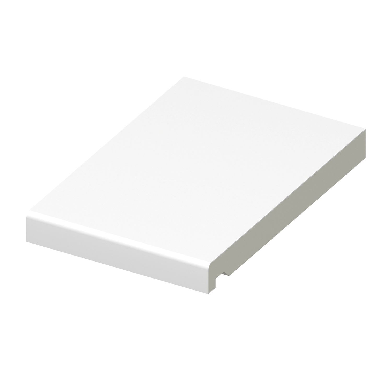 16mm Flat White Fascia Board 250mm x 5m