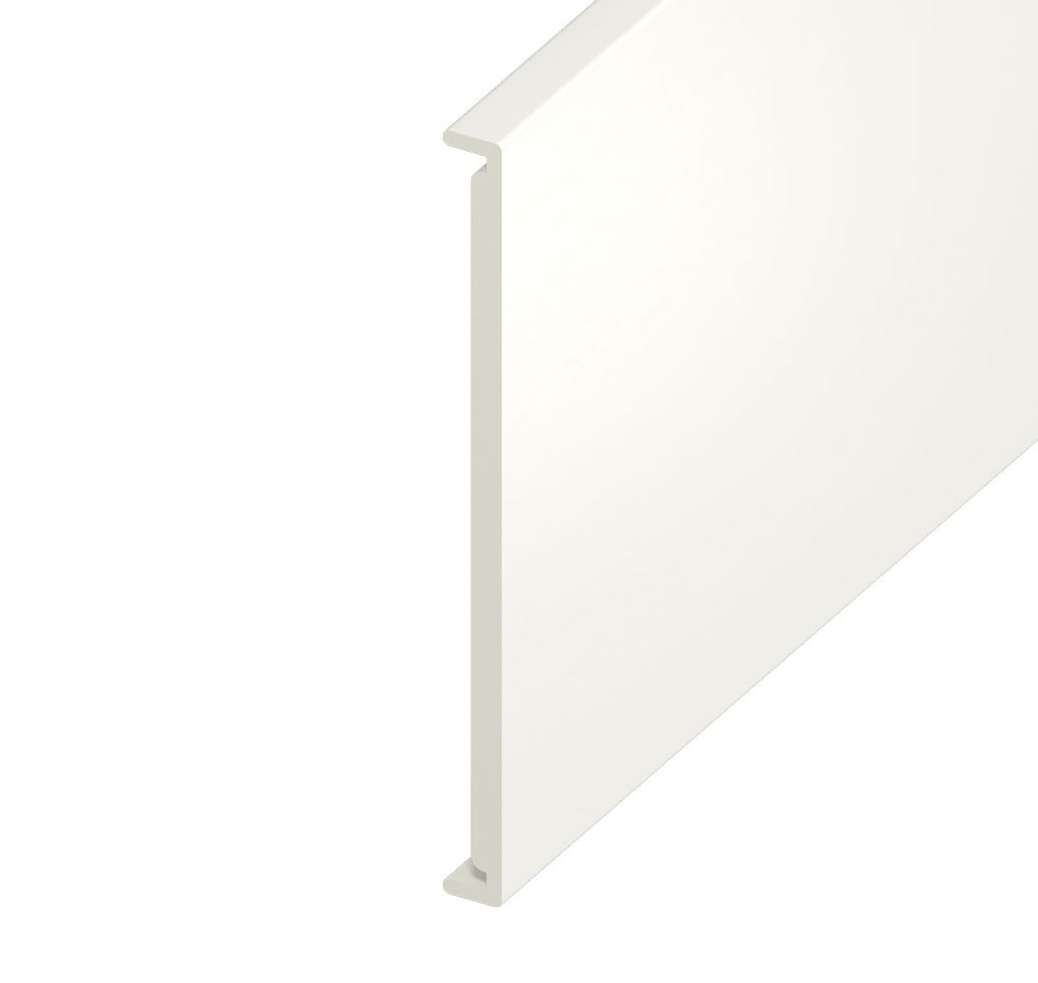 18mm Plain White Ash Double Fascia Board 450mm x 5m