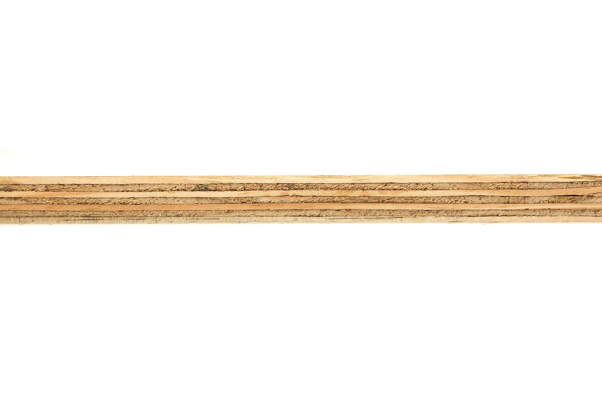 edge of 18mm softwood shuttering plywood