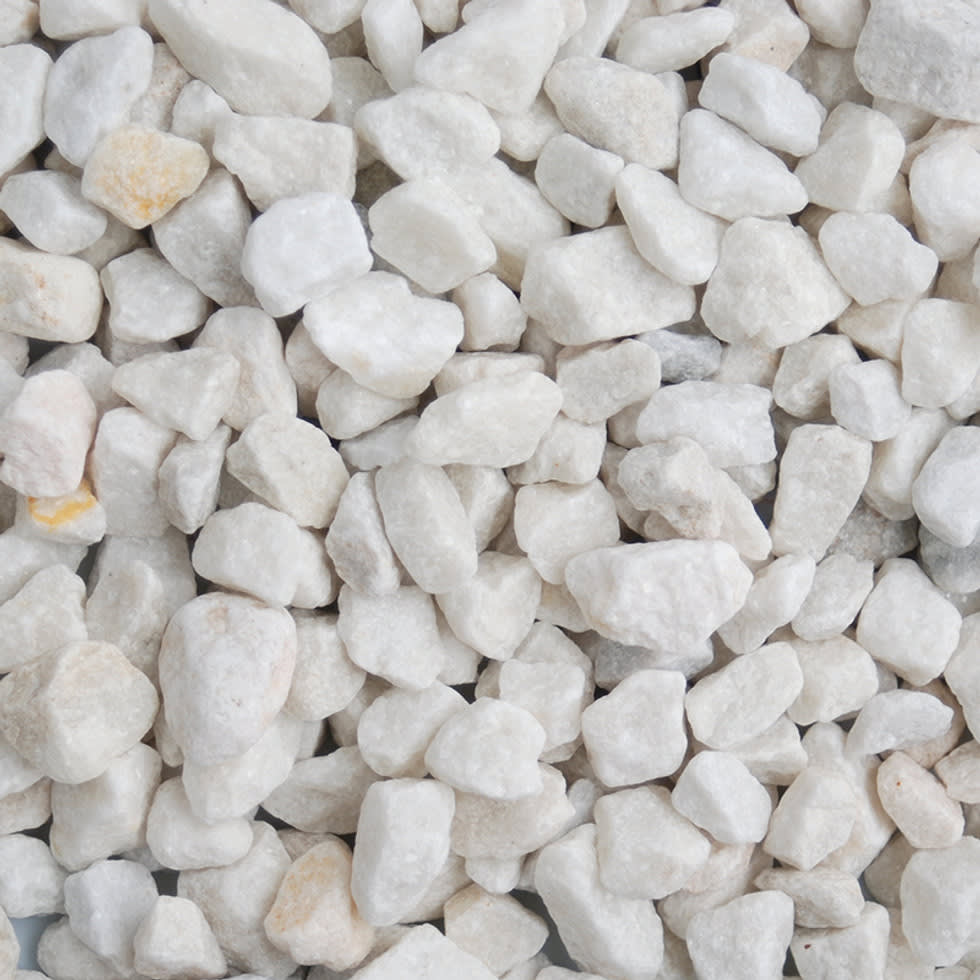 20mm Polar White Chippings Bulk Bag