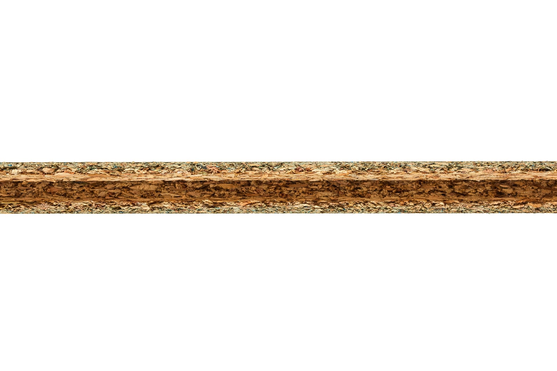 Edge of 22mm P5 Moisture Resistant Chipboard Flooring T&G