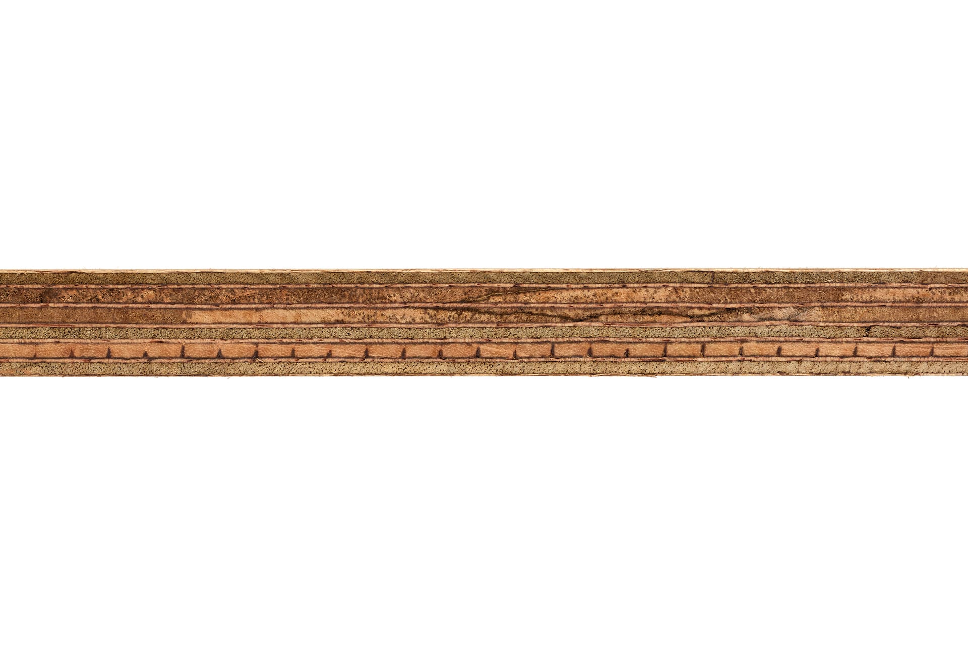 edge of 25mm marine plywood