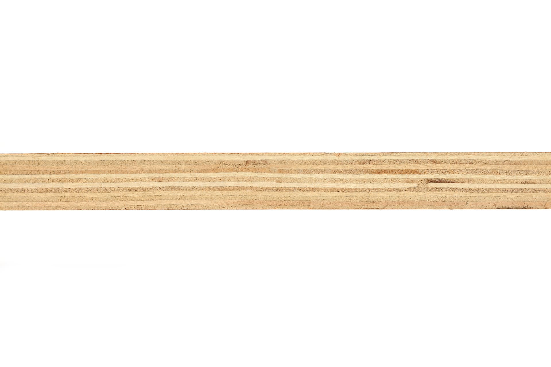 edge of 25mm structural plywood