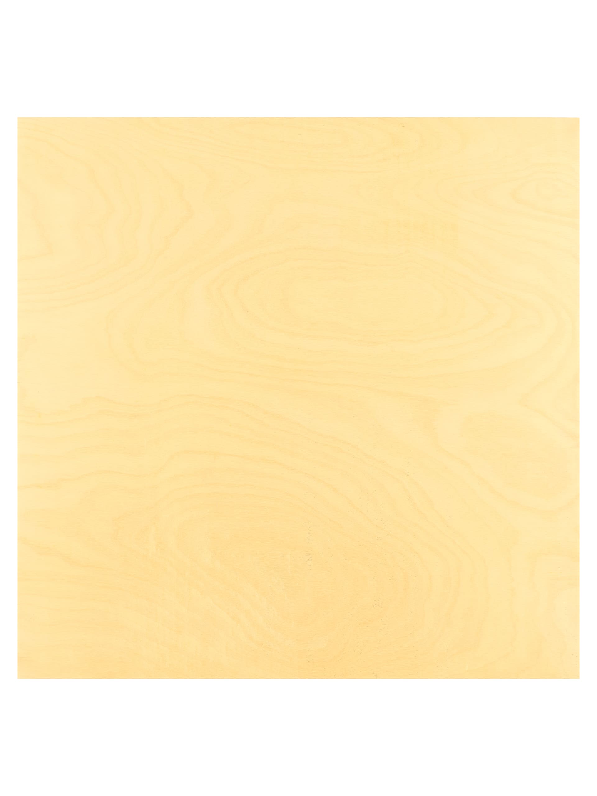 front face of 3.6mm non-structural plywood