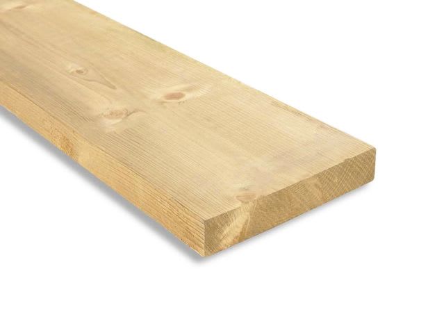 47mm x 225mm Sawn Treated Timber C24 (9" x 2") 3m