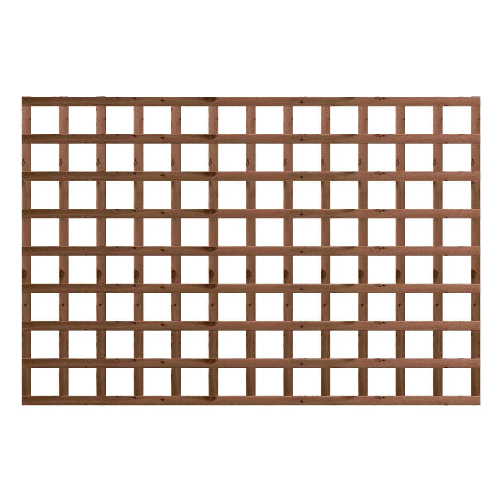 6' x 4' Heavy Duty Golden Brown Treated Trellis (1.83m x 1.22m)