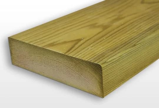 75mm x 225mm Sawn Treated Timber C24 (9" x 3") 6m