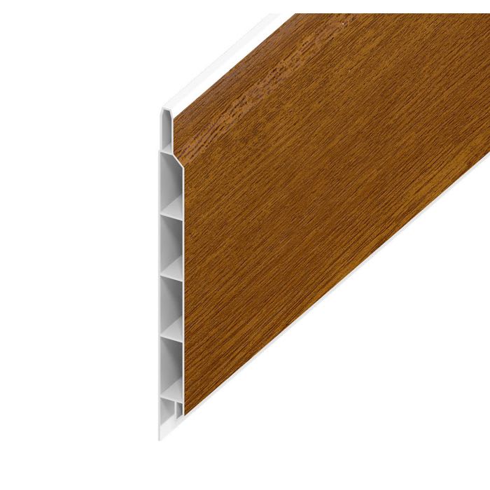 9mm Hollow Soffit Board Golden Oak 100mm x 5m